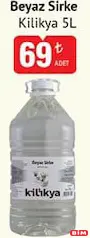 KİLİKYA BEYAZ SİRKE 5 L fiyat ve kampanya bilgisi
